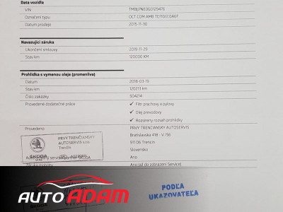 Škoda Octavia Combi III 2.0 TDI DSG 110 kW Ambition