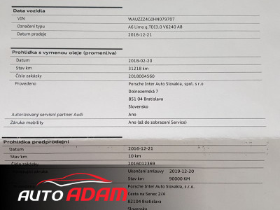 Audi A6 Competition 3.0 Tdi Quattro Tiptronic 240kW
