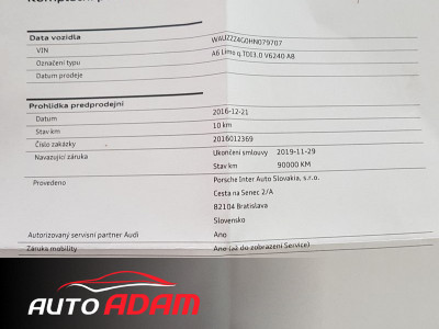 Audi A6 Competition 3.0 Tdi Quattro Tiptronic 240kW